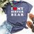 I Love My Sister Bear I Heart My Sister Bear Bella Canvas T-shirt Heather Navy