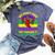 Mardi Gras Outfit We Don't Hide Crazy Parade Street Bella Canvas T-shirt Heather Navy