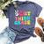 Peace Out 3Rd Grade Graduation Class 2024 Last Day Of School Bella Canvas T-shirt Heather Navy