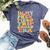 In My Prek Field Trip Era Groovy Prek Field Day Squad 2024 Bella Canvas T-shirt Heather Navy