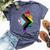 Progress Pride Rainbow Flag For Inclusivity Bella Canvas T-shirt Heather Navy