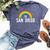 San Diego California Lgbt Gay Pride Rainbow Bella Canvas T-shirt Heather Navy