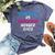 Super Dad Vs Super Mom Winner Baby For New Parents Bella Canvas T-shirt Heather Navy
