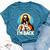 Bunny Christian Jesus Guess Who's Back Happy Easter Day Bella Canvas T-shirt Heather Deep Teal