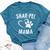 Fun Shar Pei Mama Pet Lover Apparel Dog Shar-Peis Mom Bella Canvas T-shirt Heather Deep Teal