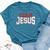 Team Jesus Christian Faith Pray God Religious Bella Canvas T-shirt Heather Deep Teal