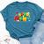 Gamer Super Nana Family Matching Game Super Nana Superhero Bella Canvas T-shirt Heather Deep Teal