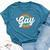 Gay Lgbt Equality March Rally Protest Parade Rainbow Target Bella Canvas T-shirt Heather Deep Teal