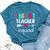 Infant Teacher Squad Matching Back To School First Day Bella Canvas T-shirt Heather Deep Teal