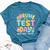 It’S Test Day Rock The School Test Day Teacher Apparel Bella Canvas T-shirt Heather Deep Teal