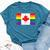 Lgbt Gay Pride Rainbow Canadian Flag Bella Canvas T-shirt Heather Deep Teal
