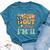 Peace Out Ten I'm 11 Groovy 11Th Happy Birthday Boy Girl Bella Canvas T-shirt Heather Deep Teal