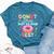 Testing Day Teacher Donut Stress Just Do Your Best Bella Canvas T-shirt Heather Deep Teal