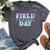 3Rd Grade Field Day 2024 Third Grade Tie Dye Teacher Student Bella Canvas T-shirt Heather Dark Grey