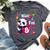 8 Years Old 8Th Birthday Panda Hearts Cute Girl Party Bella Canvas T-shirt Heather Dark Grey