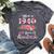 84 Year Old Made In 1940 Floral 84Th Birthday Women Bella Canvas T-shirt Heather Dark Grey