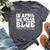 In April We Wear Blue Groovy Autism Awareness Bella Canvas T-shirt Heather Dark Grey