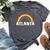 Atlanta Gay Pride Month Festival 2019 Rainbow Heart Bella Canvas T-shirt Heather Dark Grey
