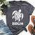Bruh Meme Sea Turtle Retro Earth Day 2024 Ns Boys Bella Canvas T-shirt Heather Dark Grey