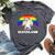 Cleveland Ohio Lgbtq Gay Pride Rainbow Bella Canvas T-shirt Heather Dark Grey