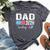 Dad 2024 Loading A Girl Or A Boy Baby Pregnancy Announcement Bella Canvas T-shirt Heather Dark Grey