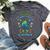 Earth Day Teacher The Future Of Earth Is In My Classroom Bella Canvas T-shirt Heather Dark Grey