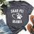 Fun Shar Pei Mama Pet Lover Apparel Dog Shar-Peis Mom Bella Canvas T-shirt Heather Dark Grey