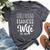Girlfriend Fiancée Wife 2024 For Wedding And Honeymoon Bella Canvas T-shirt Heather Dark Grey