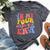 Groovy In My Four Year Old Era 4Th Birthday 4 Years Old Kid Bella Canvas T-shirt Heather Dark Grey