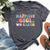 Happiest Gigi On Earth Family Matching Vacation Trip Group Bella Canvas T-shirt Heather Dark Grey