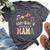 Happiness Is Being A Mama Floral Mama Mother's Day Bella Canvas T-shirt Heather Dark Grey