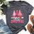 Merry Christmas With Pink Trees Xmas Costume Pajamas Women Bella Canvas T-shirt Heather Dark Grey