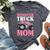 Monster Truck Mom Truck Lover Mom Bella Canvas T-shirt Heather Dark Grey