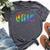 Ohio Lgbtq Pride Rainbow Pride Flag Bella Canvas T-shirt Heather Dark Grey