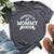 Promoted To Mommy 2024 New Mama First Time Bella Canvas T-shirt Heather Dark Grey