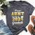 Proud Aunt Of A Class Of 2024 Graduate Senior 24 Graduation Bella Canvas T-shirt Heather Dark Grey