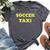 Soccer Taxi For Mom And Dad Of Travel Soccer Player Bella Canvas T-shirt Heather Dark Grey