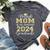 Super Proud Mom Of 2024 Graduate Awesome Family College Bella Canvas T-shirt Heather Dark Grey
