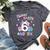 Sweet Sassy And Six Unicorn 6Th Birthday Party Girls Bella Canvas T-shirt Heather Dark Grey