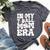 In My T Ball Mom Era Groovy Ball Mom Mother's Day Bella Canvas T-shirt Heather Dark Grey