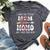 I Have Two Titles Mom And Momo Bella Canvas T-shirt Heather Dark Grey