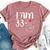 I Am 33 Plus 1 Middle Finger For A 34Th Birthday For Women Bella Canvas T-shirt Heather Mauve