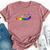 Awesome Rainbow Millipede For Lgbtq Gay Millipede Pet Owner Bella Canvas T-shirt Heather Mauve