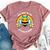 Bee Nice To Me My Dad Is Dead Bee Rainbow Bella Canvas T-shirt Heather Mauve