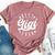 Best Gigi Ever Modern Calligraphy Font Mother's Day Gigi Bella Canvas T-shirt Heather Mauve