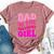 Dad Of The Birthday Girl Party Girls Daddy Birthday Party Bella Canvas T-shirt Heather Mauve