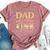 Dad Of Little Miss Onederful Birthday 1St Family Matching Bella Canvas T-shirt Heather Mauve