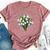 Snow Flowers With This Cool Snowdrop Flower Costume Bella Canvas T-shirt Heather Mauve