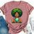 Green Mother Earth Day Gaia Save Our Planet Nature Recycling Bella Canvas T-shirt Heather Mauve