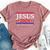 Jesus 2024 Make America Pray Again Christian Bella Canvas T-shirt Heather Mauve